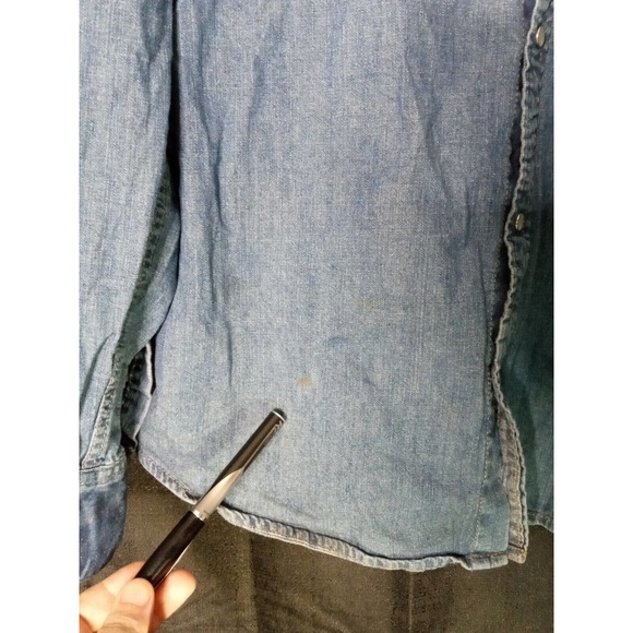 VINTAGE Levis Jacket Adult size XL EXTRA LARGE Blue Red Tab Denim Jean Coat Mens - Picture 5 of 9